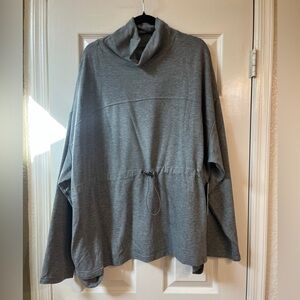 NWT Nine West Heather Gray Cowl Neck Top